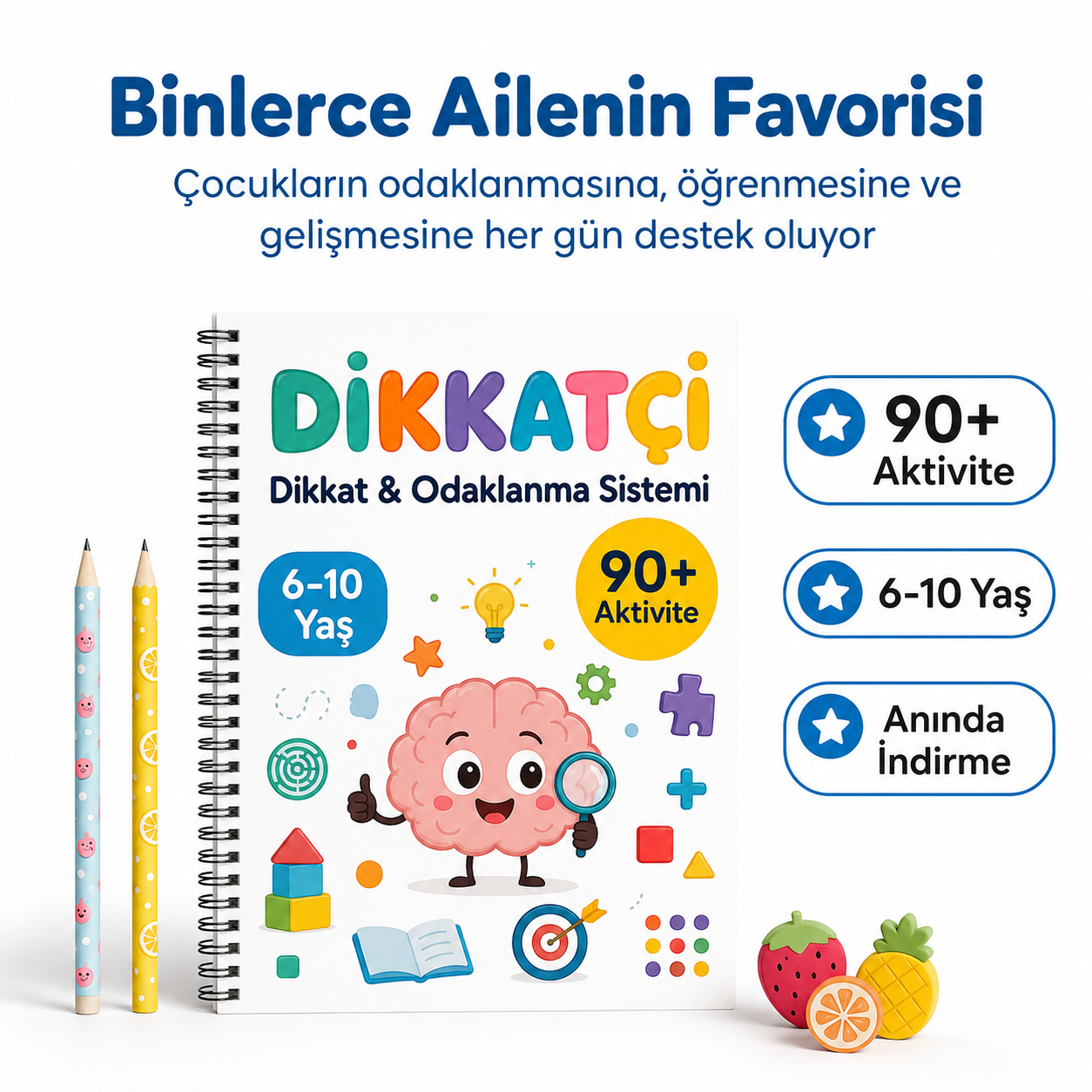 Dikkat, Odaklanma ve Öğrenmeyi Geliştirmek İçin 100'den Fazla Aktivite