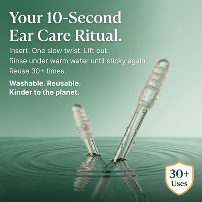 The Ear Cleaning Stick That Lifts Wax Out — Not In